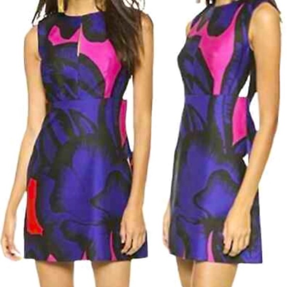 Like new Diane von Furstenberg Yvette Silk Cotton Blend Floral Poppy Dre… - Picture 6 of 16